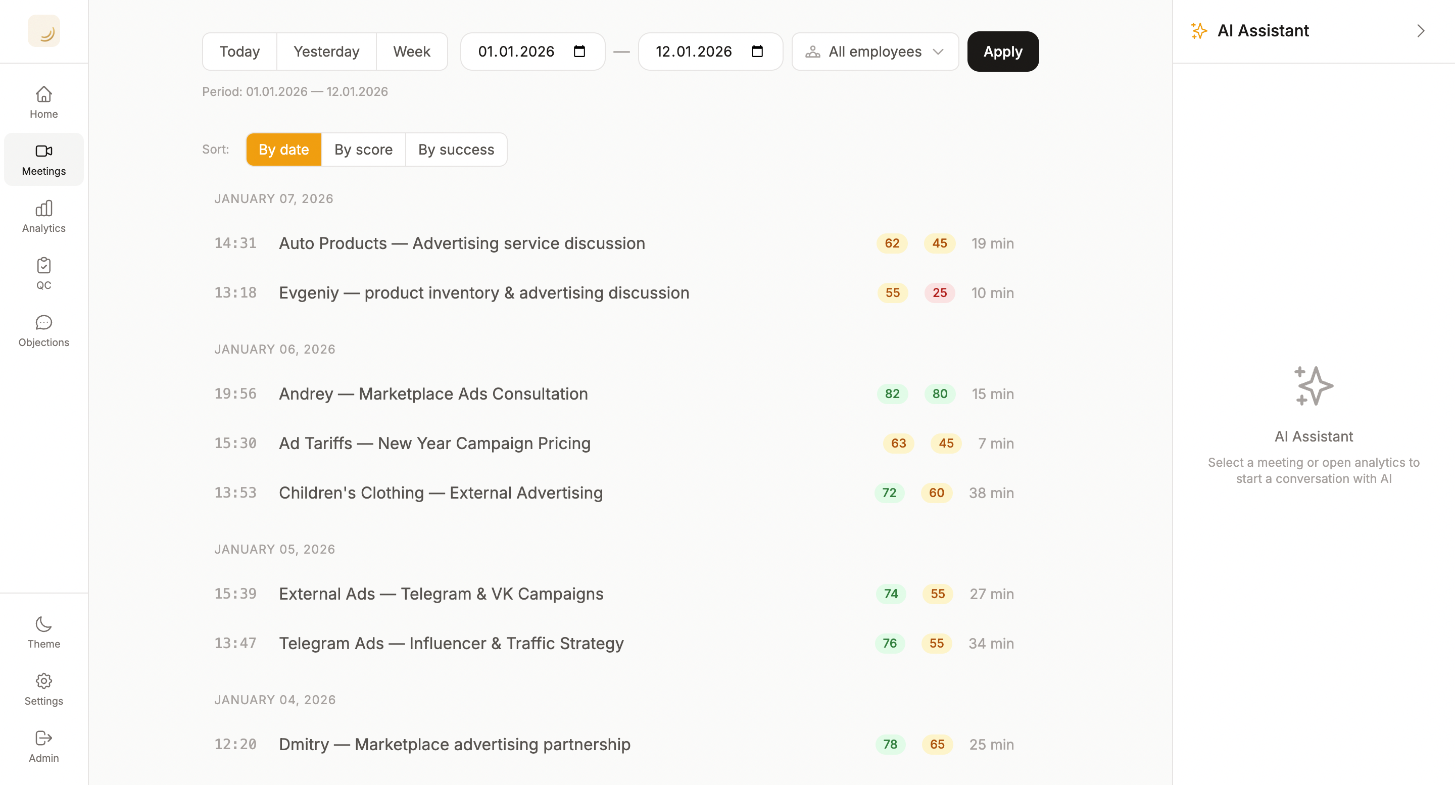 High Deal Probability & Needs Attention - Priority deals and coaching opportunities